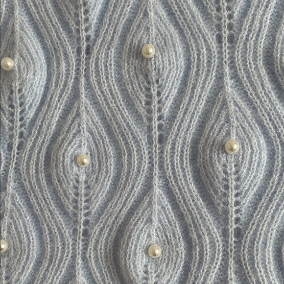 🩵✨🤍 Baby Blue Knit Sweater XXL NWOT - Picture 3 of 8